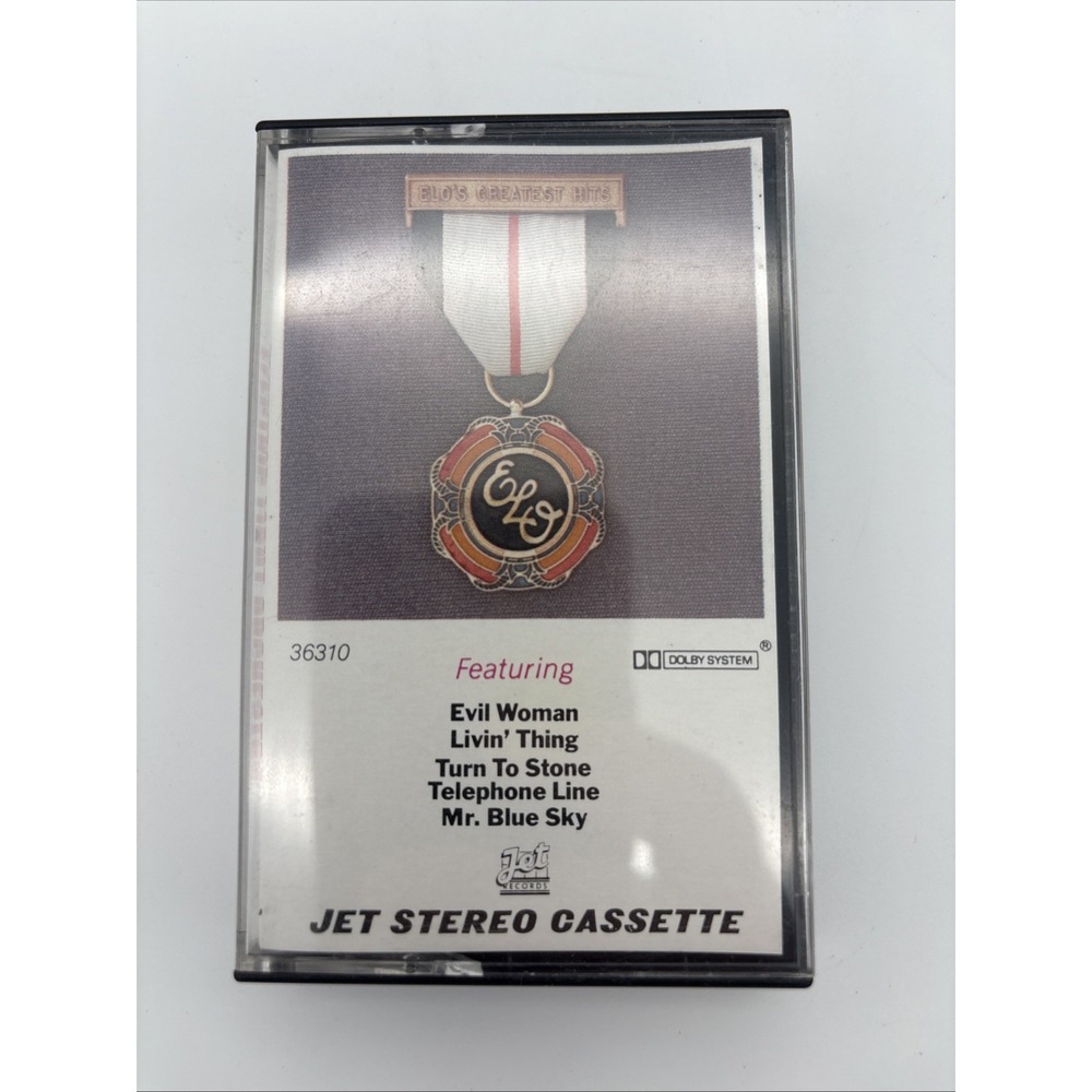 Electric Light Orchestra Greatest Hits Cassette Tape Jet Records 1979 Untested